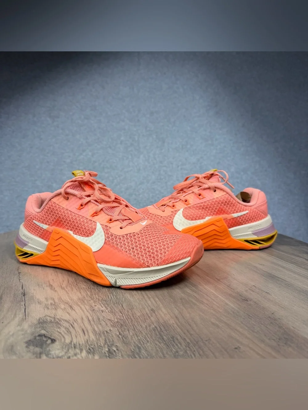 Womens Nike Metcon 7 Crimson Bliss Orange Pink Sail CZ8280-600 Size 6.5